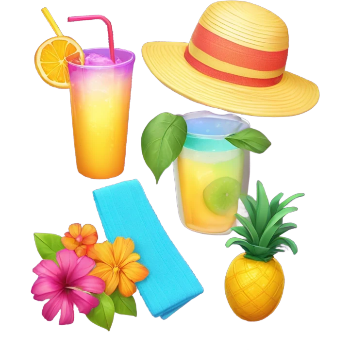 aesthetic summer vibes  emoji