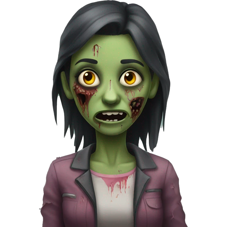 Zombie rosa emoji