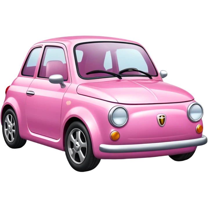small pink car emoji