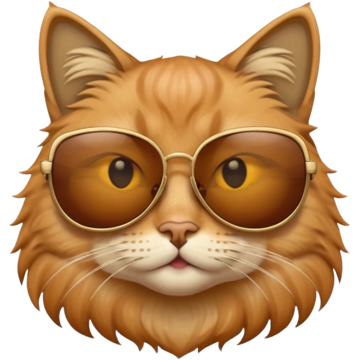 Cat wearing sunglasses emoji