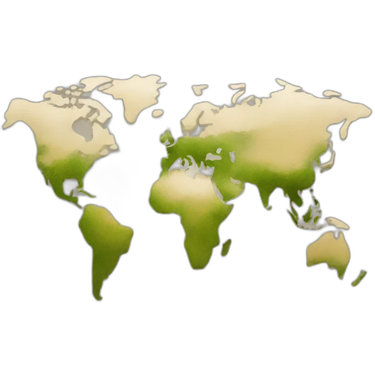 A World map emoji