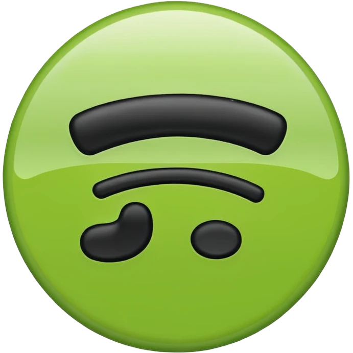Spotify logo I want emoji  emoji