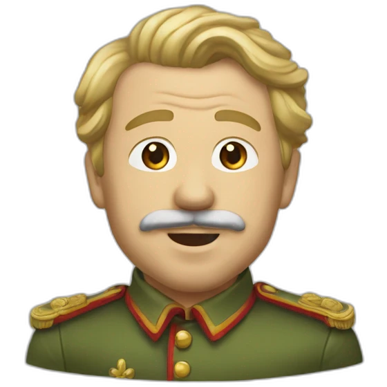 Staline qui fait un pouce en l’air emoji