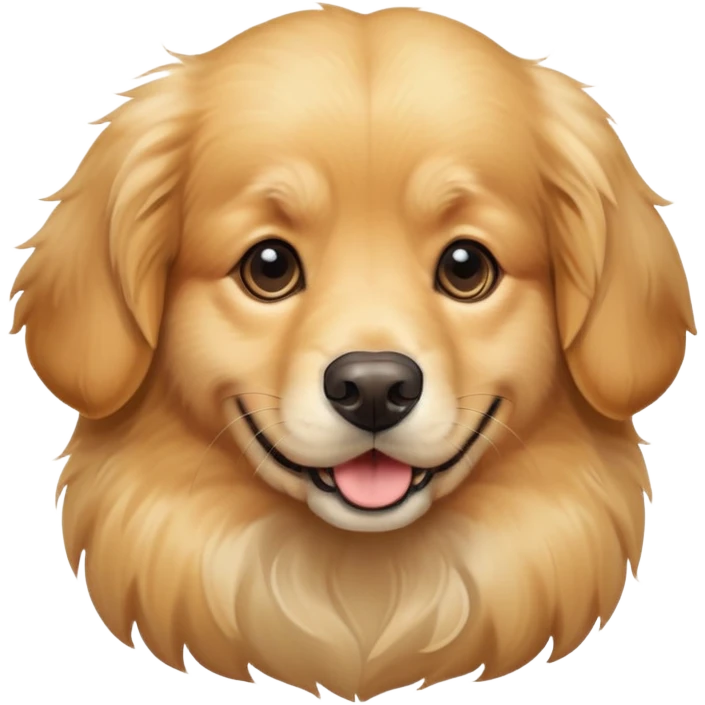 cute friendly dog emoji