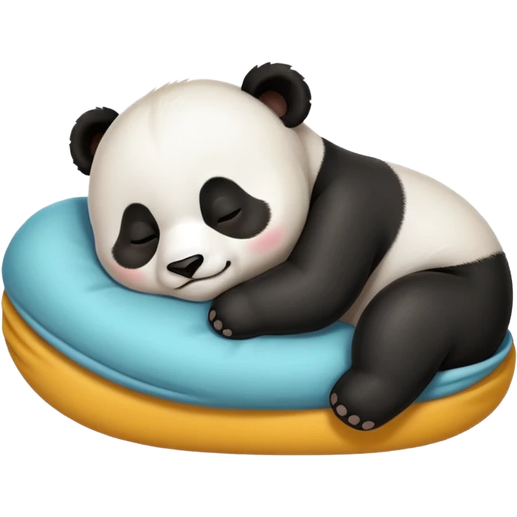 baby panda sleeping emoji