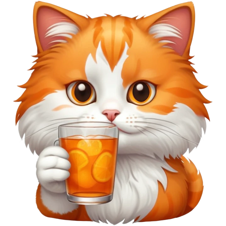 cat drink emoji