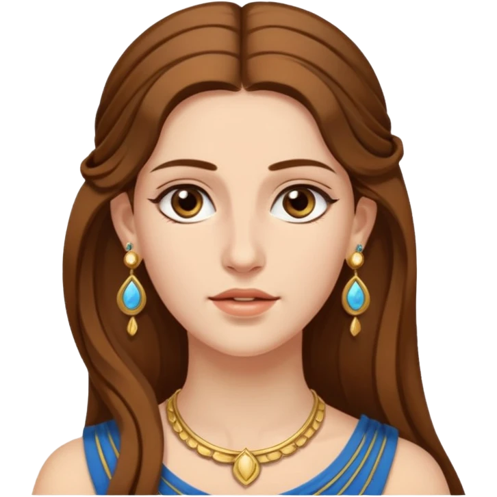 Ancient greek Women with Earrings emoji