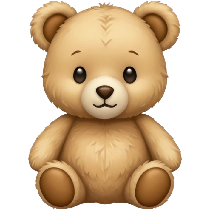 beige teddy bear emoji