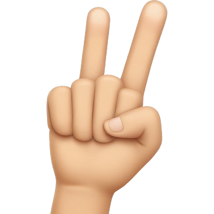 index finger in chin emoji