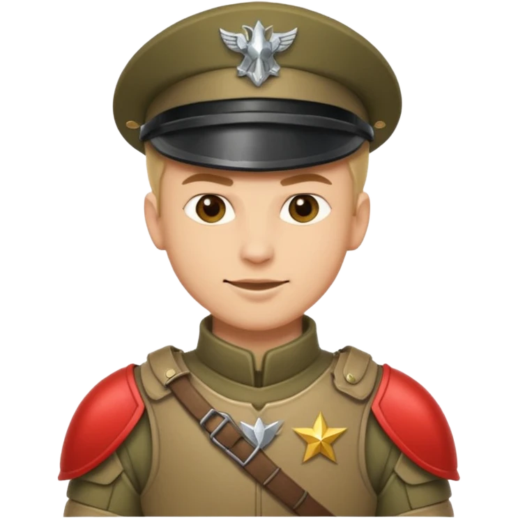 A swift auxiliary soldier in lighter armor, confidently smirks as he prepares to charge.
 emoji