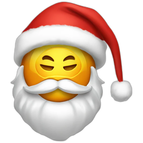 Bitcoin-with-santa-hat emoji