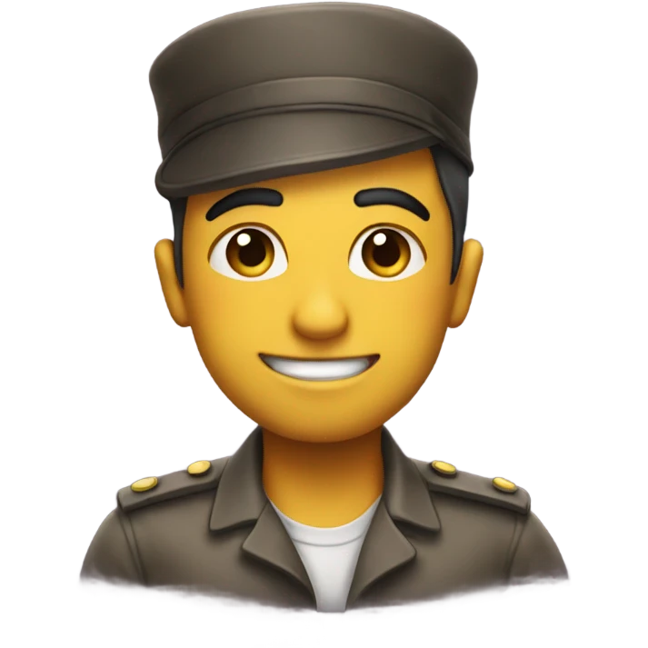 smirking salute emoji