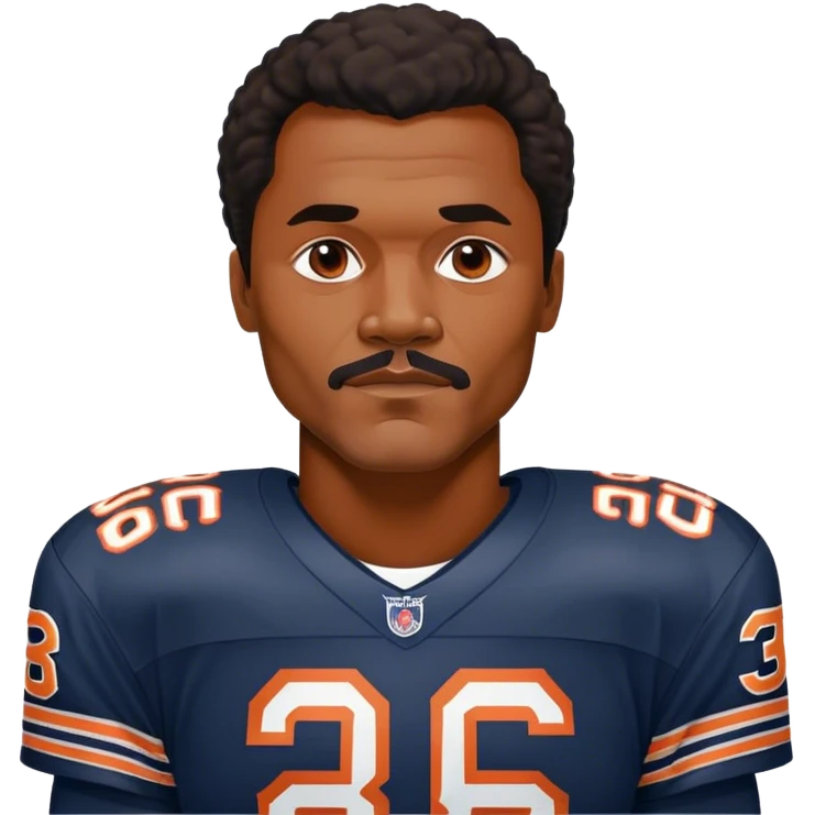 Walter Payton Chicago Bears emoji