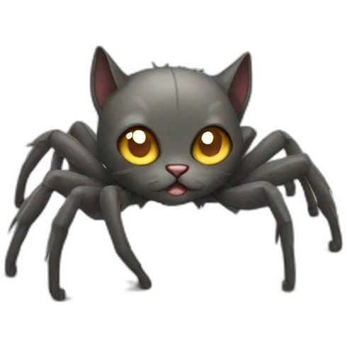 spider cat emoji