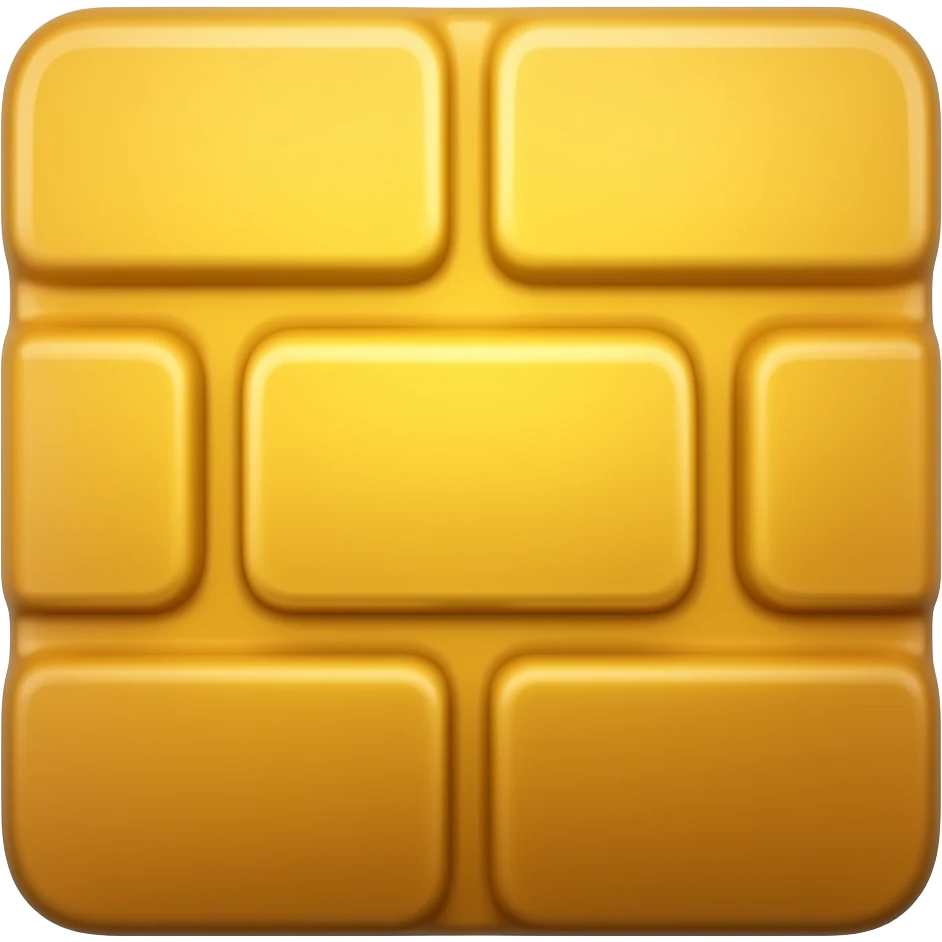 Golden brick emoji
