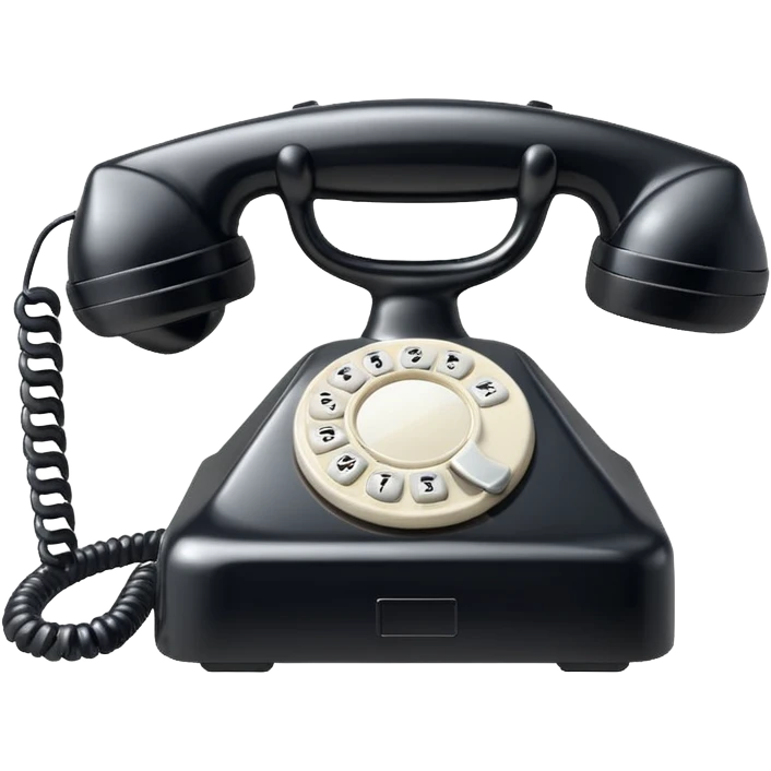 create image of the icon of telephone ios version emoji