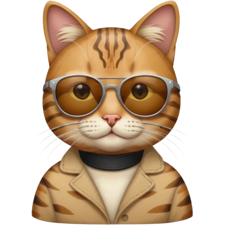 Cat wearing sunglasses emoji