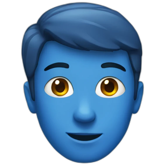 blue-head-boy emoji