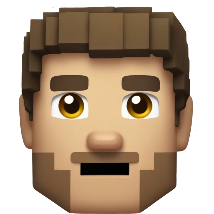 Minecraft steve emoji