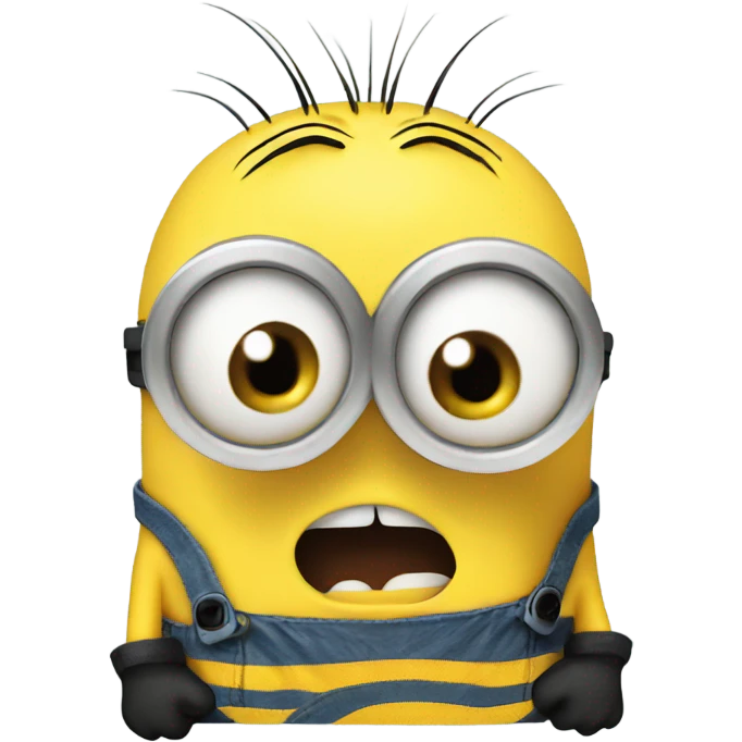 Minion confused emoji
