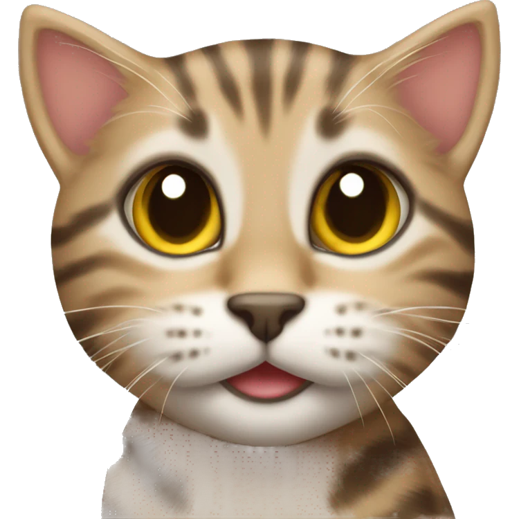 Tabby kitten  emoji