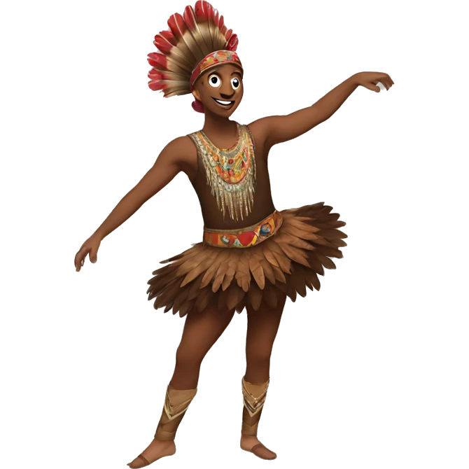 Turkey dancer emoji