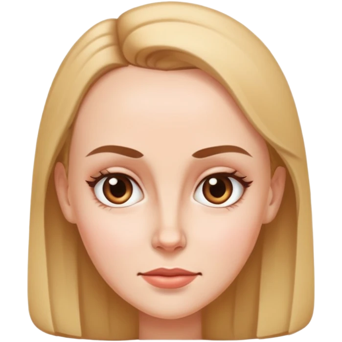 big fore head white woman emoji