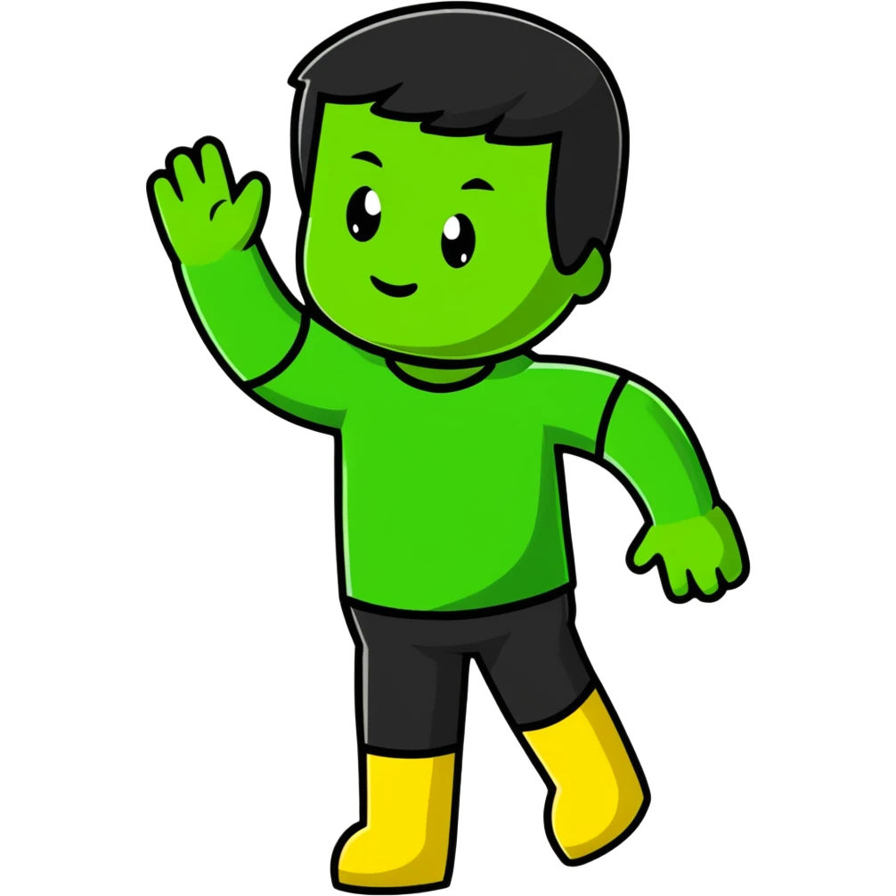 classic Roblox Noob character emoji