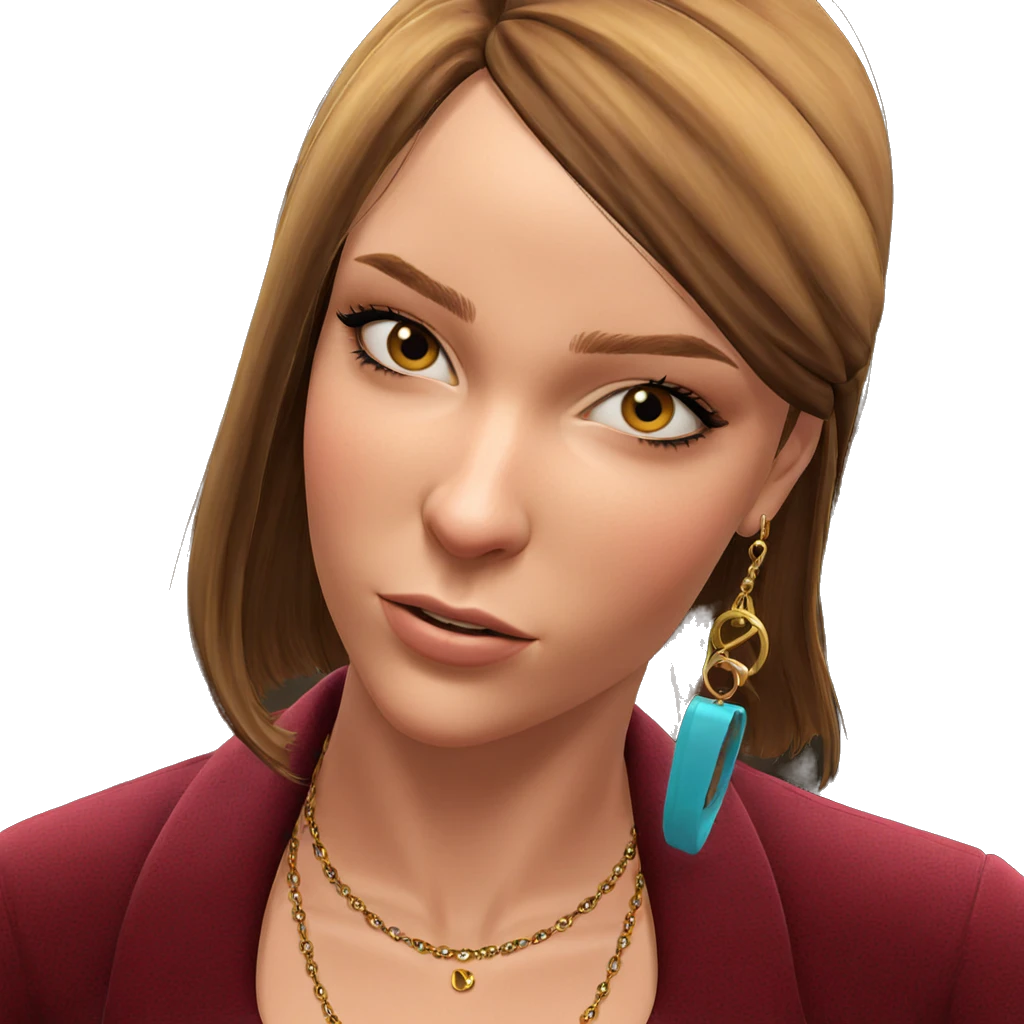 girl with brown hair jewelry emoji
