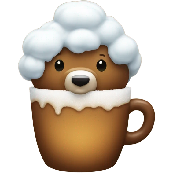 Cup of sugar bear  emoji
