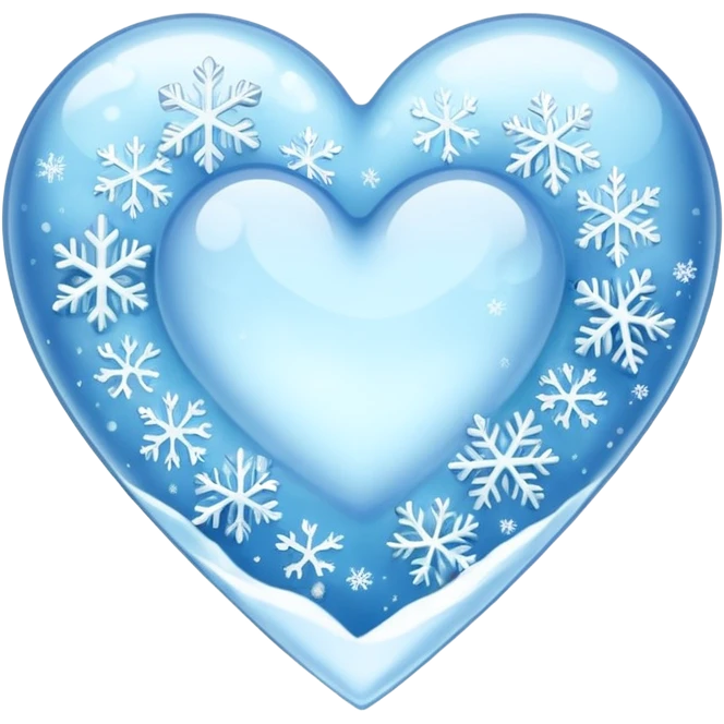 cold winter heart emoji
