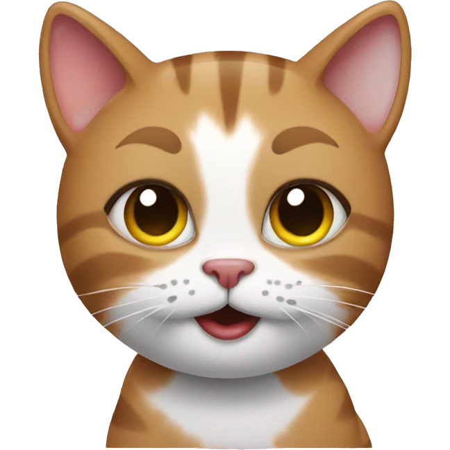 cat putting makeup emoji