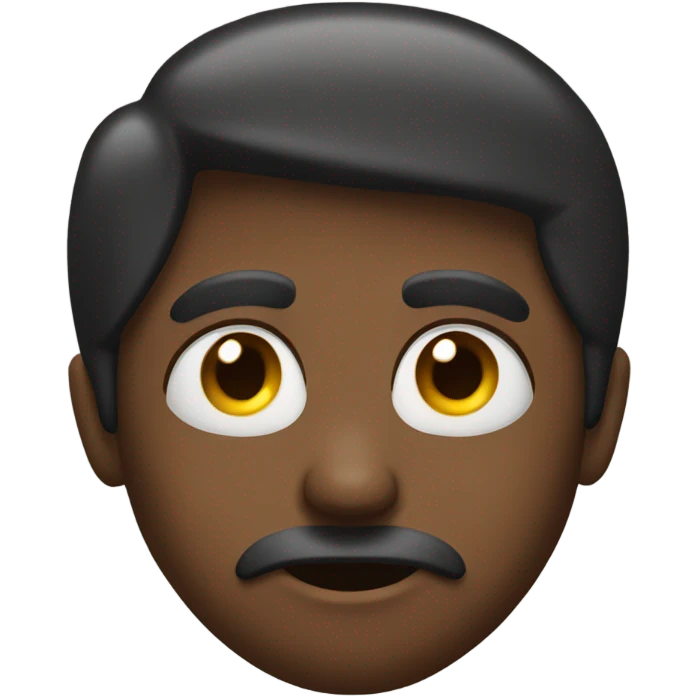 Disgusting side eye emoji