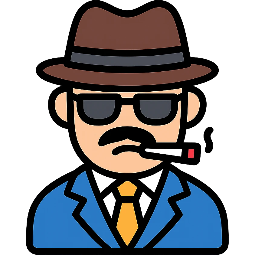 gangster character emoji