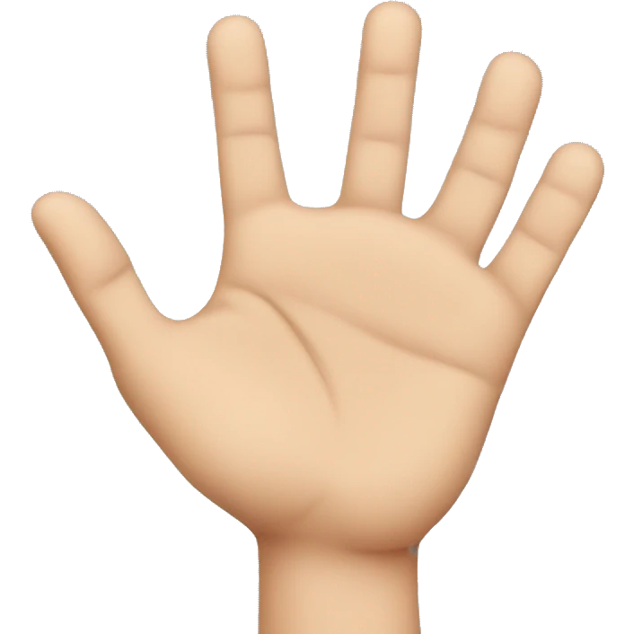Hand showing little with fingers  emoji