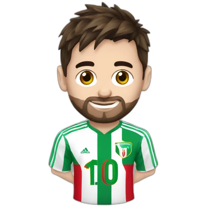 Messi avec le maillot de l’Algérie  emoji