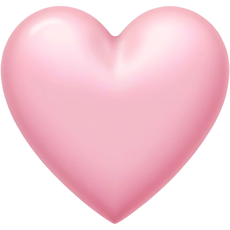 Cœur pastel rose emoji
