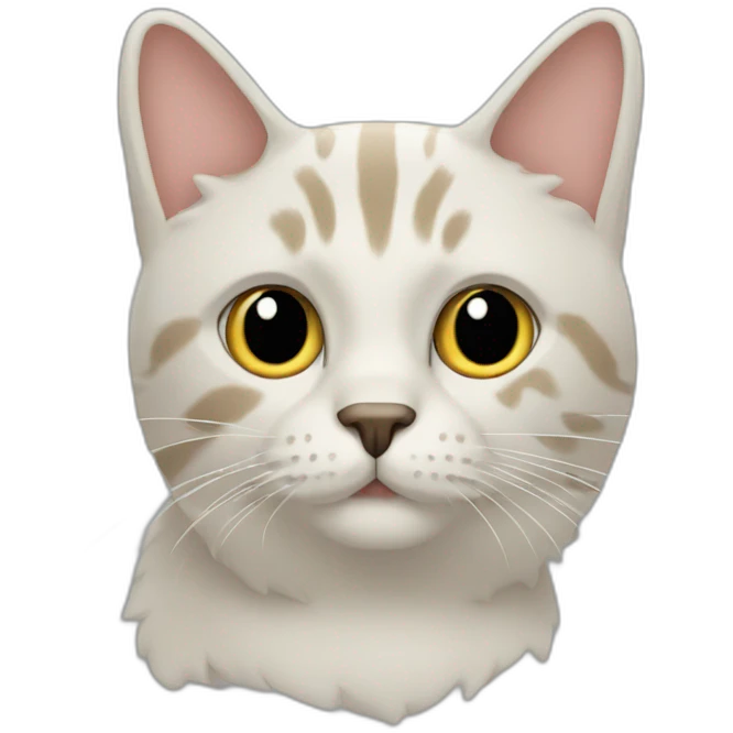 computer shaped like cat emoji
