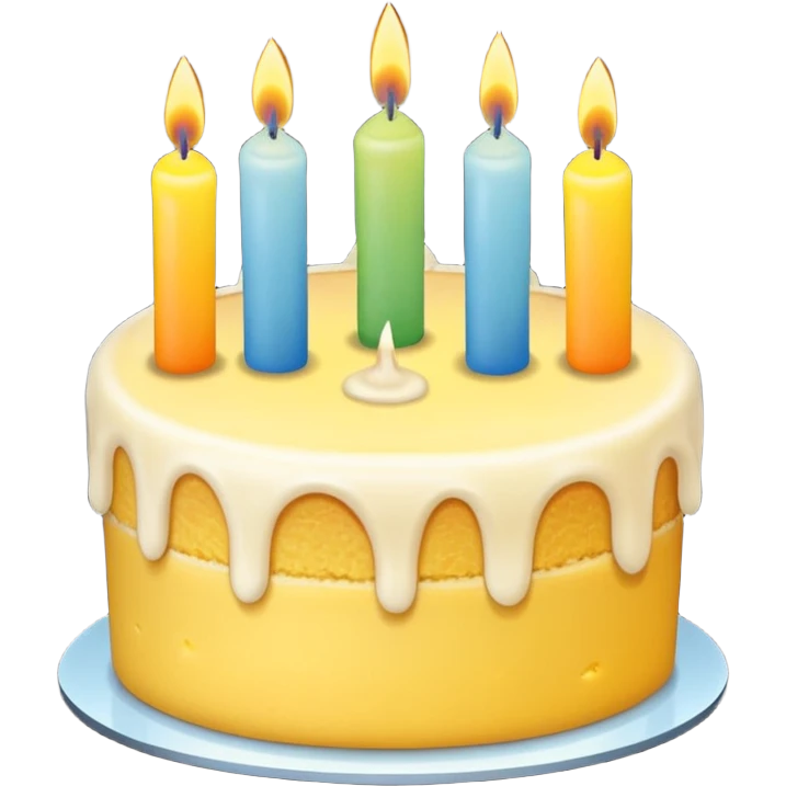 yellow birthday emoji