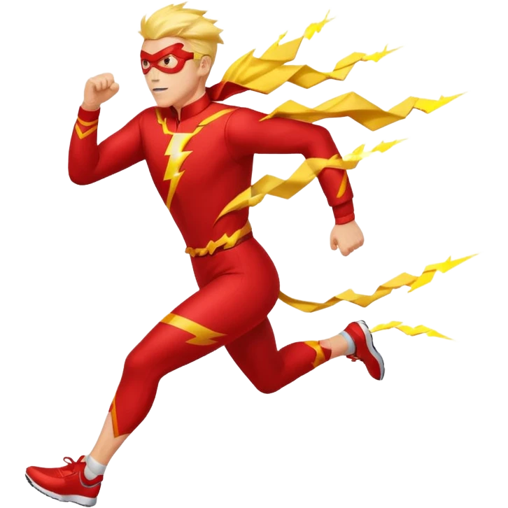 Flash man running  emoji