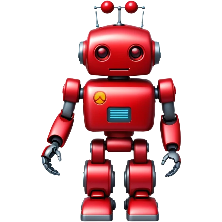 Cherry red robot  emoji
