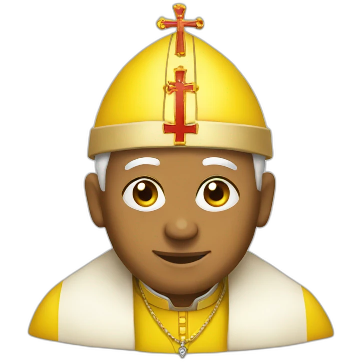 yellow pope emoji