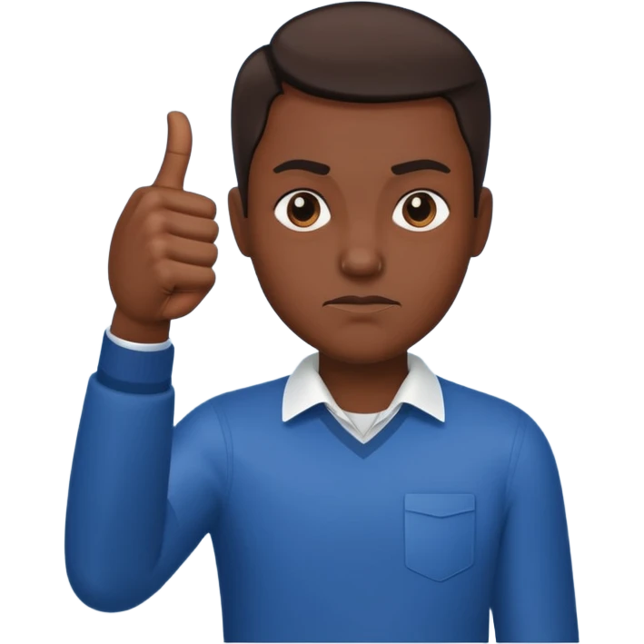 thumbs down, dark skin tone emoji