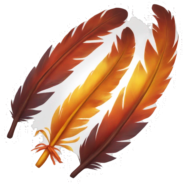 phoenix feather emoji  emoji