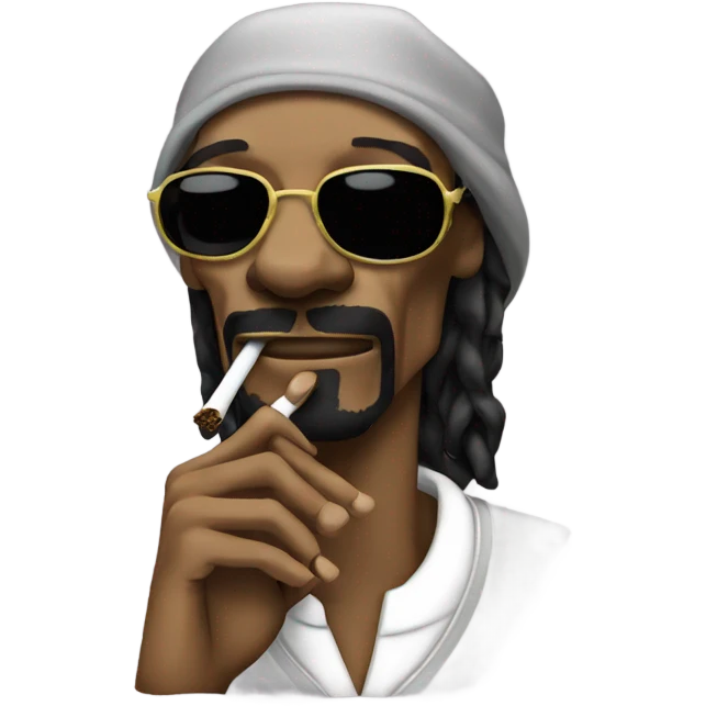 Snoop dogg smoking emoji