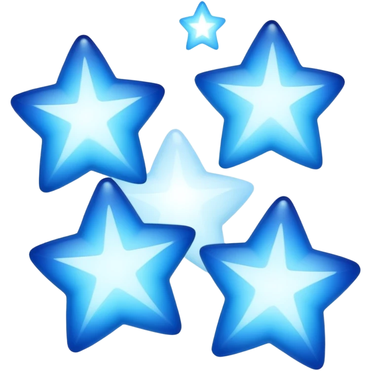 Blue stars emoji