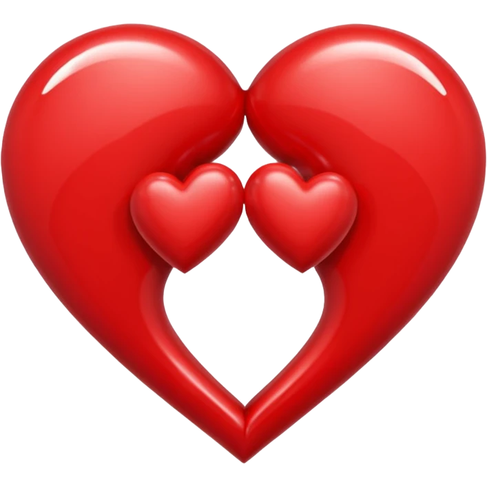 two hearts emoji