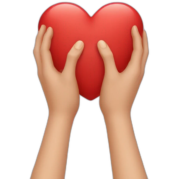heart hands emoji
