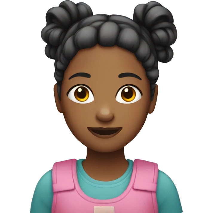 girl with pigtails emoji