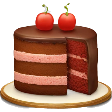 cake made of beef emoji